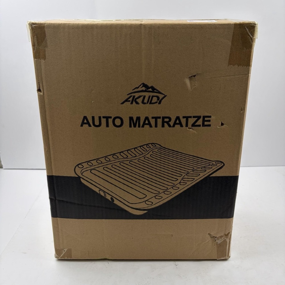 AKUDY Auto Matratze Inflatable Car Mattress Full Gray Camping Bed SUV Travel